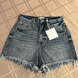 Pistola High Rise Cut Off Shorts NWT